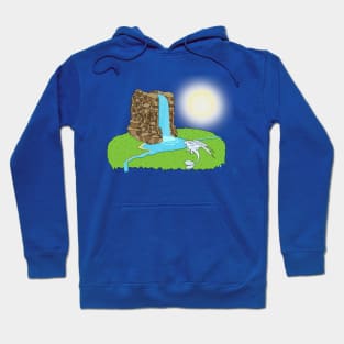 Light Fury at Waterfall Hoodie